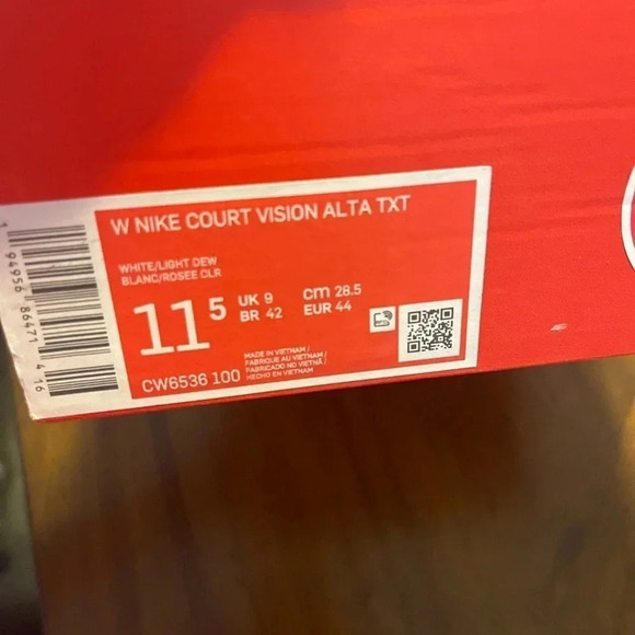 NIKE COURT VISION ALTA TXT SHOES - Picture 8 of 9